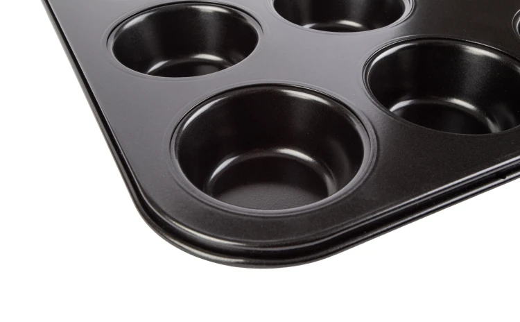 Forma do pieczenia muffinek 12 szt 35x26x2,8 cm blacha stal węglowa