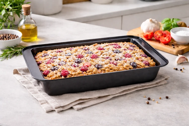 Keksówka forma do pieczenia ciasta 37x25 cm non stick stal węglowa blacha