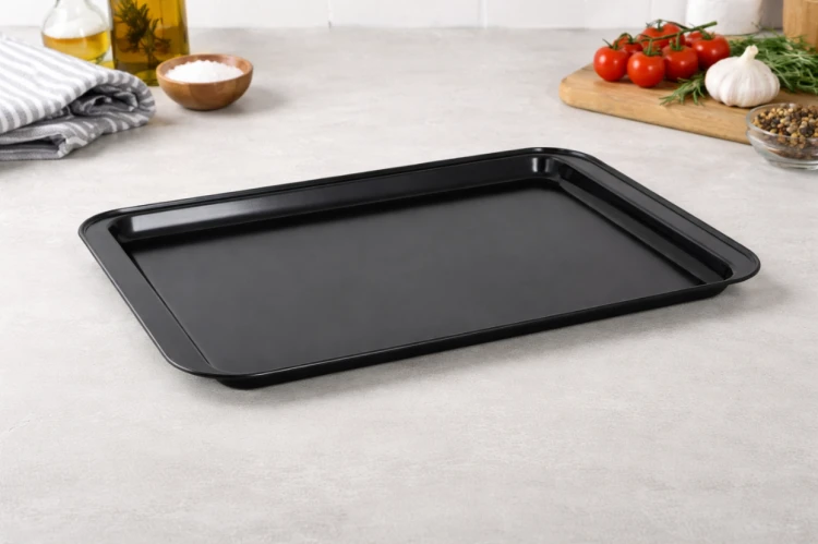 Blacha do pieczenia ciast i mięsa 38x27x1,8 cm niska non stick klasyczna
