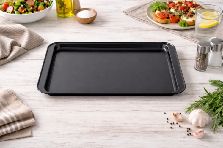 Blacha do pieczenia ciast i mięsa 38x27x1,8 cm niska non stick klasyczna
