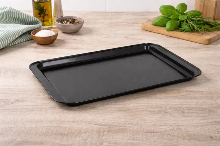 Blacha do pieczenia ciast i mięsa 38x27x1,8 cm niska non stick klasyczna