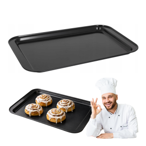 Blacha do pieczenia ciast i mięsa 43x29x1,8 cm niska non stick klasyczna
