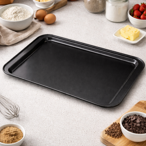 Blacha do pieczenia ciast i mięsa 43x29x1,8 cm niska non stick klasyczna