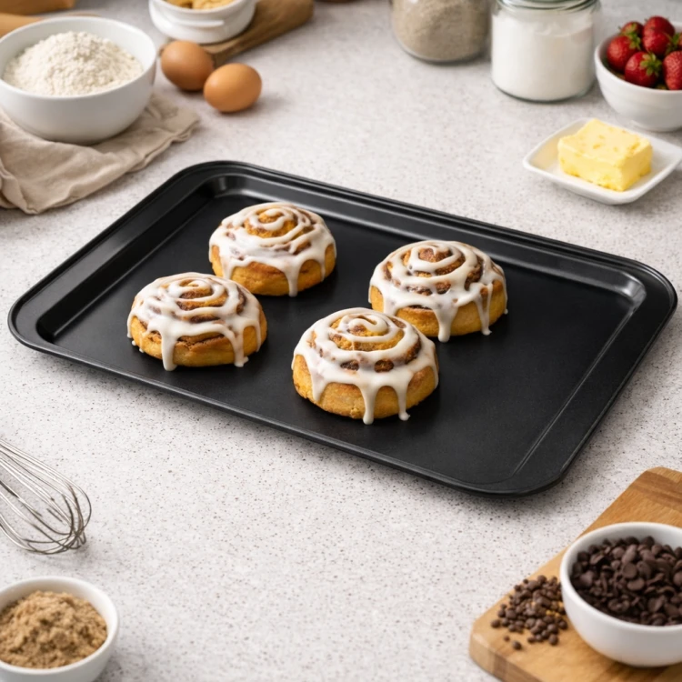 Blacha do pieczenia ciast i mięsa 43x29x1,8 cm niska non stick klasyczna