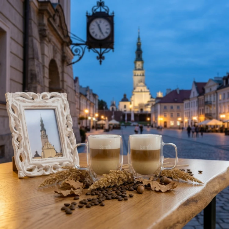 Szklanki termiczne Berretti Tazza 300 ml 2 szt podwójne szkło do kawy i herbaty