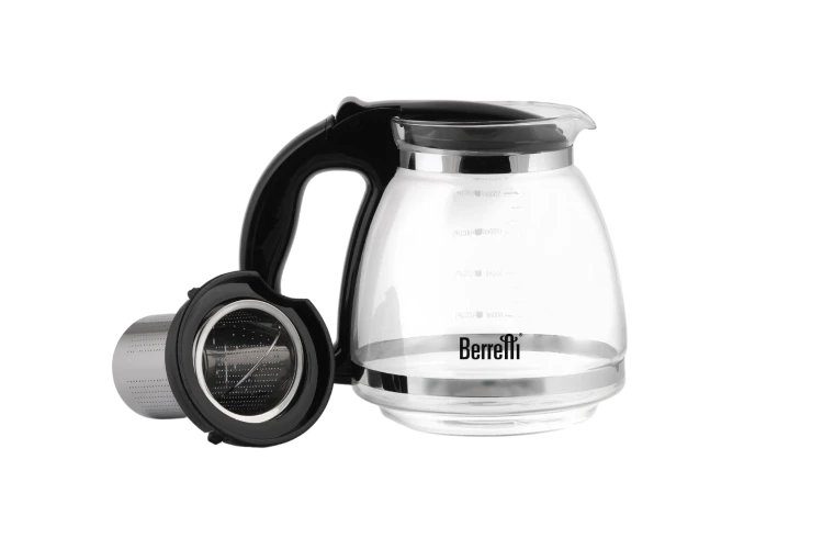 Dzbanek szklany Berretti 1500 ml z zaparzaczem do herbaty i kawy filtr