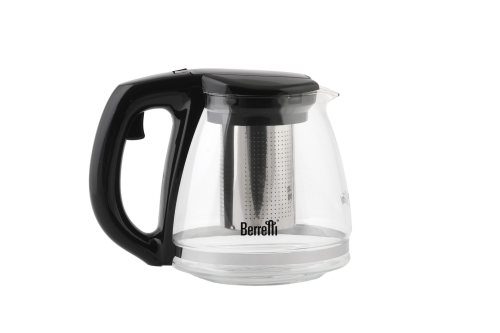 Dzbanek z zaparzaczem Berretti 1500 ml szklany do herbaty i kawy filtr