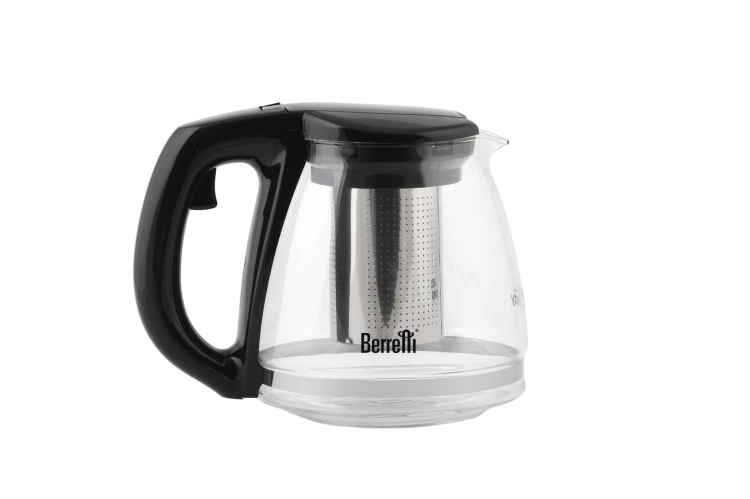Dzbanek z zaparzaczem Berretti 1500 ml szklany do herbaty i kawy filtr