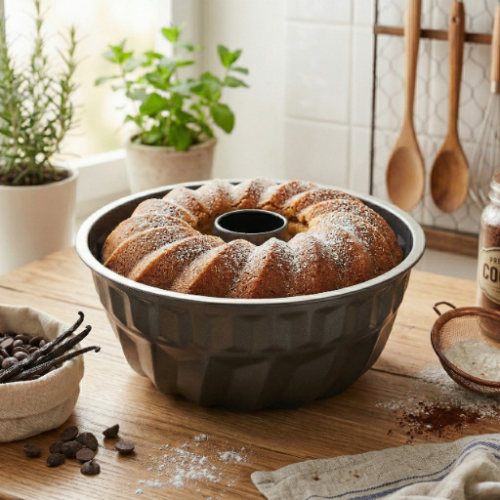 Forma na babkę Berretti Torta 23x11,5 cm z tuleją blacha do pieczenia ciasta