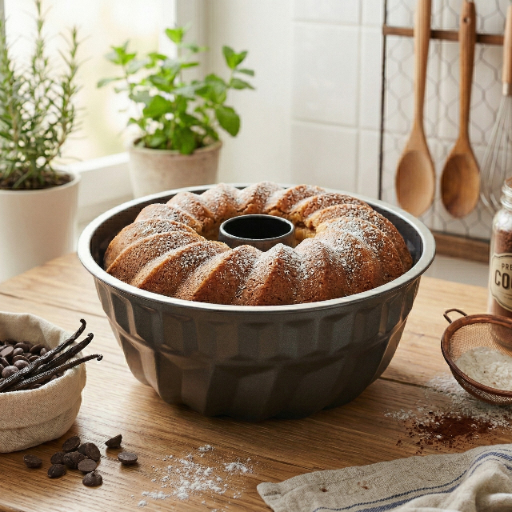 Forma na babkę Berretti Torta 23x11,5 cm z tuleją blacha do pieczenia ciasta