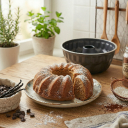 Forma na babkę Berretti Torta 23x11,5 cm z tuleją blacha do pieczenia ciasta