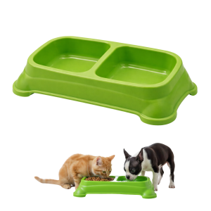 MISIO miska podwójna - zielona