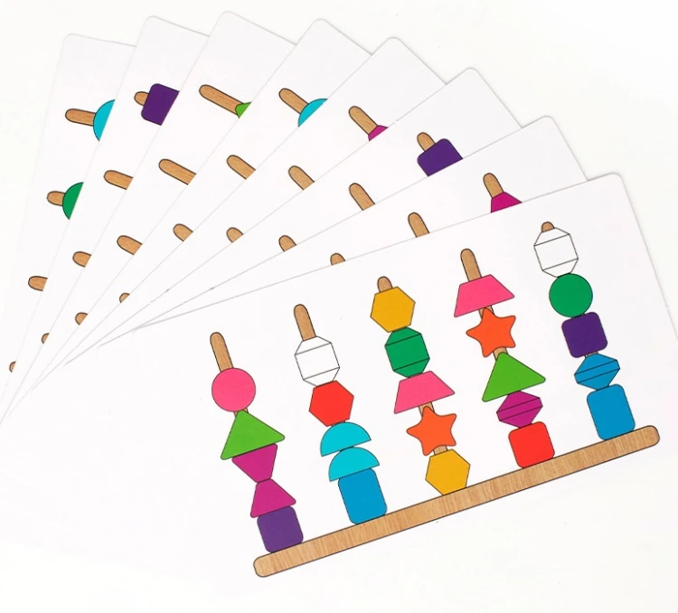 DREWNIANA UKŁADANKA MONTESSORI 2W1 [ZABAWKI - EDU]