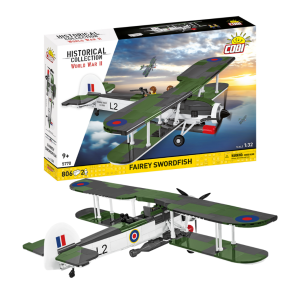 KLOCKI COBI-5770 Samolot Fairey Swordfish HISTORICAL COLLECTION WWII 806 el.