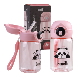 Butelka na wodę Berretti Tritan 360 ml różowa bidon BPA Free dla dzieci