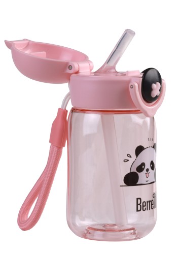 Butelka na wodę Berretti Tritan 360 ml różowa bidon BPA Free dla dzieci