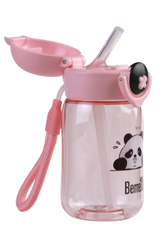 Butelka na wodę Berretti Tritan 360 ml różowa bidon BPA Free dla dzieci