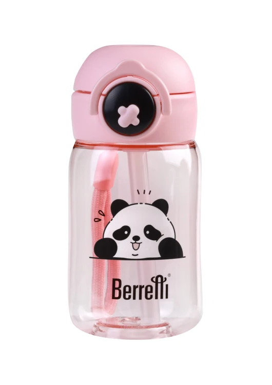 Butelka na wodę Berretti Tritan 360 ml różowa bidon BPA Free dla dzieci