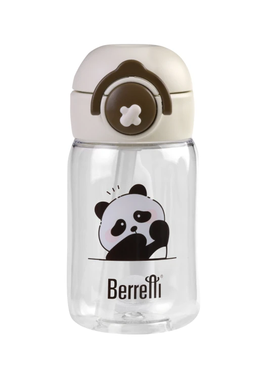 Butelka na wodę Berretti Tritan 360 ml beżowa bidon BPA Free dla dzieci