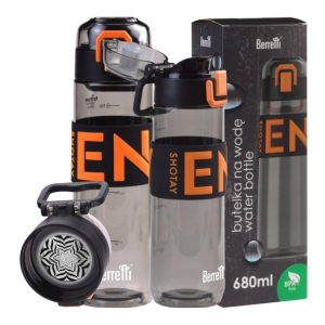 Butelka sportowa Tritan 680 ml bidon na wodę z filtrem BPA Free wytrzymała