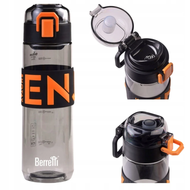Butelka sportowa Tritan 680 ml bidon na wodę z filtrem BPA Free wytrzymała