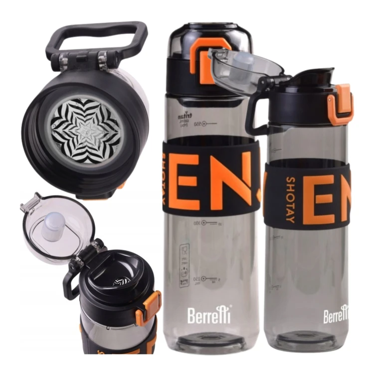 Butelka sportowa Tritan 680 ml bidon na wodę z filtrem BPA Free wytrzymała
