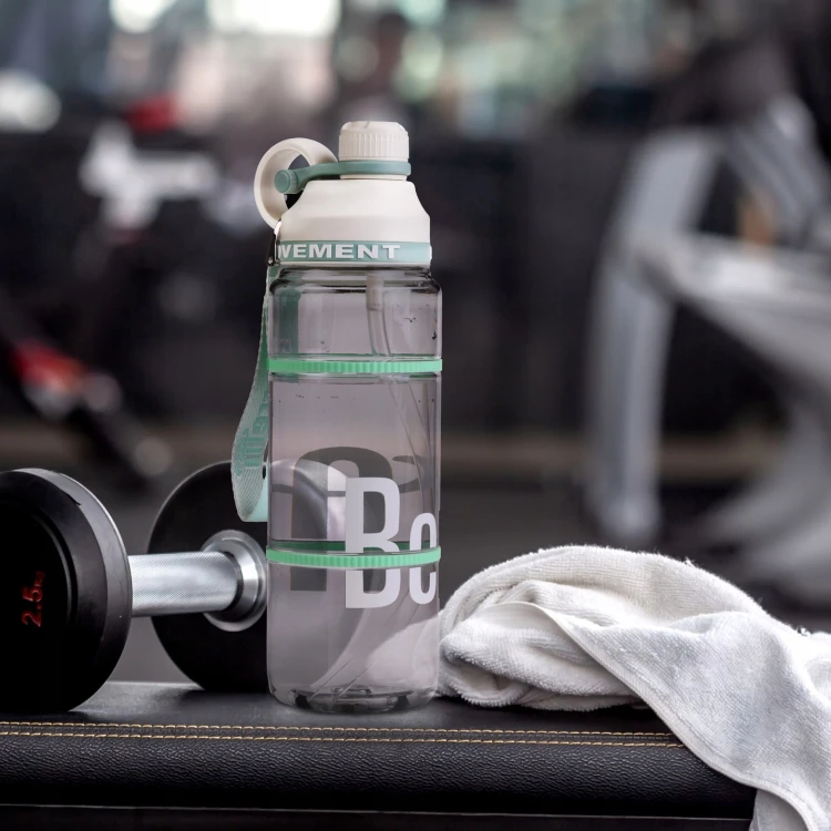 Bidon Berretti Tritan 1 l BPA Free butelka na wodę z rurką fitness siłownia