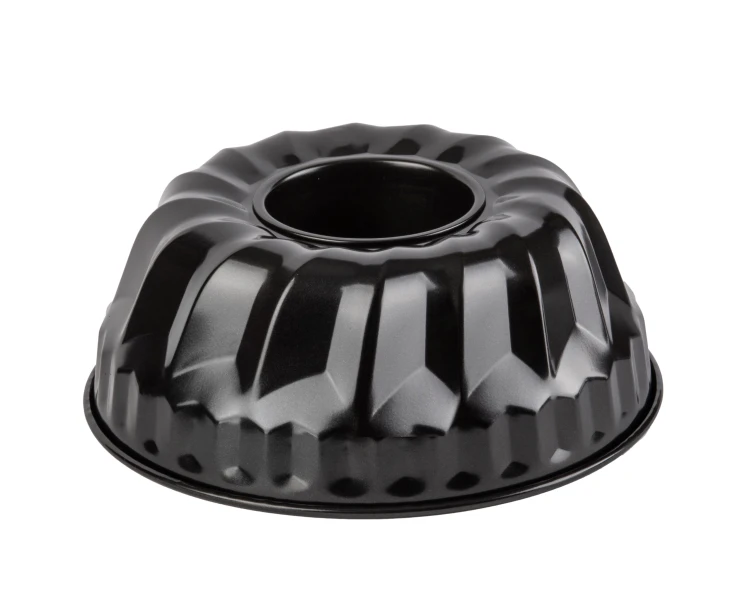 Forma do pieczenia babki z kominem 25,5 cm stal węglowa blacha kuchenna