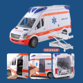 KARETKA AMBULANS Z NOSZAMI - ŚWIATŁO, DŹWIĘK