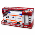KARETKA AMBULANS Z NOSZAMI - ŚWIATŁO, DŹWIĘK