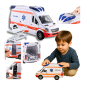 KARETKA AMBULANS Z NOSZAMI - ŚWIATŁO, DŹWIĘK