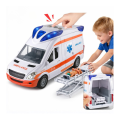 KARETKA AMBULANS Z NOSZAMI - ŚWIATŁO, DŹWIĘK