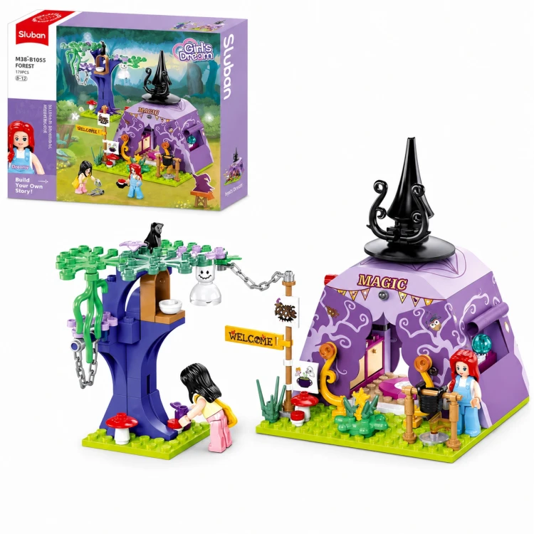 Klocki Konstrukcyjne Sluban Magiczny Domek 179 el na Dzień Dziecka
