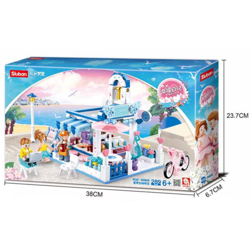 Sluban Klocki Konstrukcyjne Coffee House Kawiarnia Cafe Girls Dream 289 el