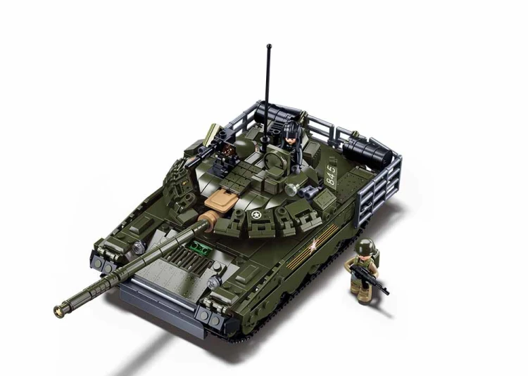 Klocki Sluban Konstrukcyjne Czołg T-80 ModelBricks 2w1 798 el Dzień Dziecka