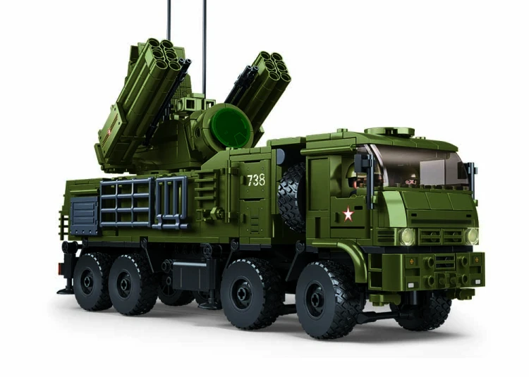 Klocki Konstrukcyjne Sluban Pantsir S1S 659 el Auto Rakiety Dzień Dziecka
