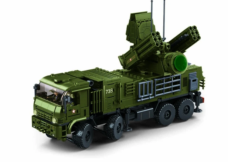 Klocki Konstrukcyjne Sluban Pantsir S1S 659 el Auto Rakiety Dzień Dziecka