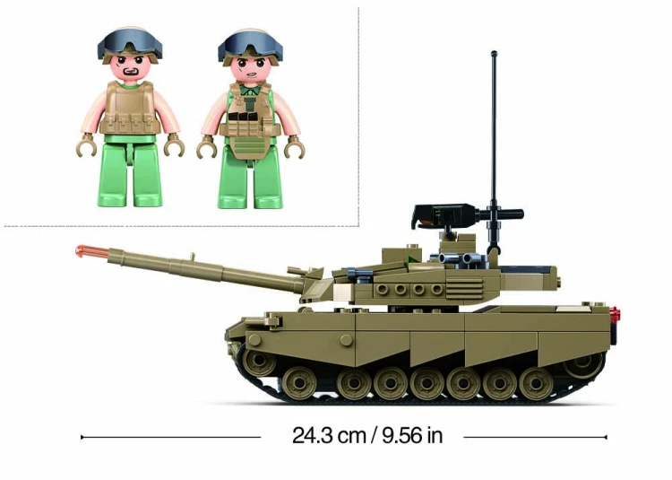 Klocki Konstrukcyjne Sluban Czołg OEF-M1XS 322 el Army na Dzień Dziecka