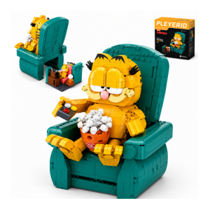 Sluban Klocki Konstrukcyjne Garfield Pleyerid z Kotem 707 el dla Dzieci
