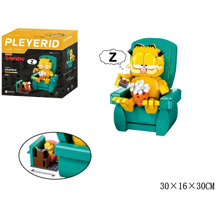 Sluban Klocki Konstrukcyjne Garfield Pleyerid z Kotem 707 el dla Dzieci