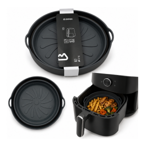 Wkład silikonowy Domik do Air Fryer okrągły 20 cm koszyk do frytkownicy