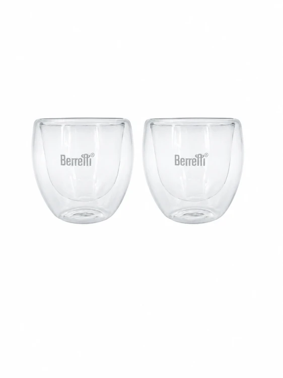 Szklanki termiczne Berretti Tazza 80 ml 2 szt do espresso podwójne szkło
