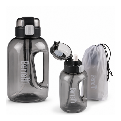 Butelka bidon Berretti na wodę 1,5 l BPA Free sportowy do szkoły i treningu