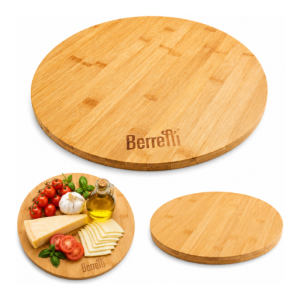 Deska bambusowa obrotowa Berretti 35 cm patera do sera i wędlin