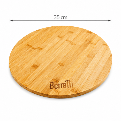 Deska bambusowa obrotowa Berretti 35 cm patera do sera i wędlin