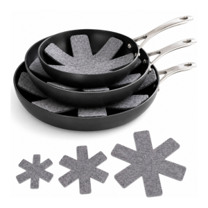 Przekładki do patelni filcowe 3 szt 24 26 35,5 cm ochrona garnków