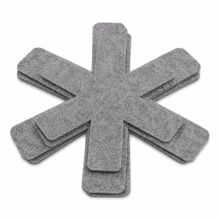 Przekładki do patelni filcowe 3 szt 24 26 35,5 cm ochrona garnków