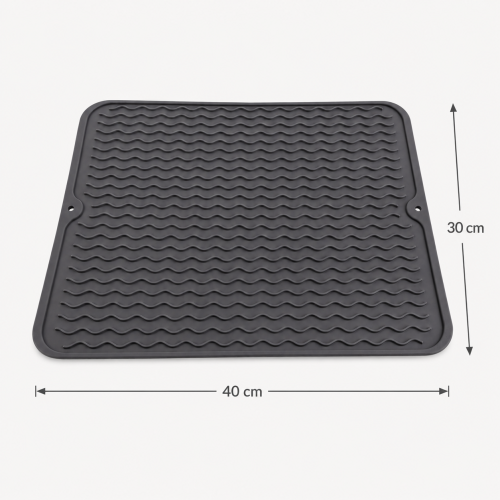 Mata silikonowa do suszenia naczyń 40x30 cm ociekacz kuchenna na zlew