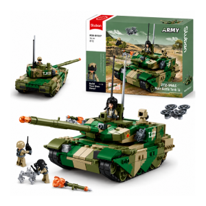 Klocki Sluban Czołg ZTZ-99AS B1557 391 el skala 1:44 Wojsko Armia prezent