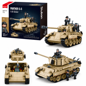 Klocki Sluban Czołg Pantera niemiecki 1:35 883 el Wojsko Armia M38-B1535